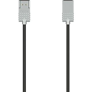 HAMA 205074 Ultra Slim HS HDMI M/M, 1m - HDMI-Kabel (Schwarz/Silber)