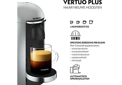KRUPS Nespresso Vertuo Plus XN900E Zilver