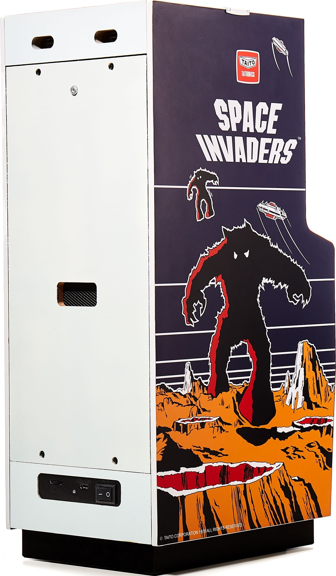 Quarter Scale Arcade Cabinet - Space Invaders - Console de jeu - Multicolore