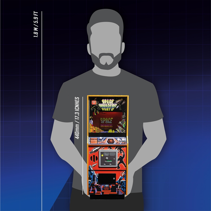 Quarter Scale Arcade Cabinet - Space Invaders : Part II - Console de jeu - Multicolore