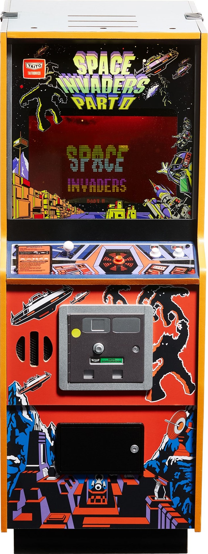Quarter Scale Arcade Cabinet - Space Invaders : Part II - Console de jeu - Multicolore
