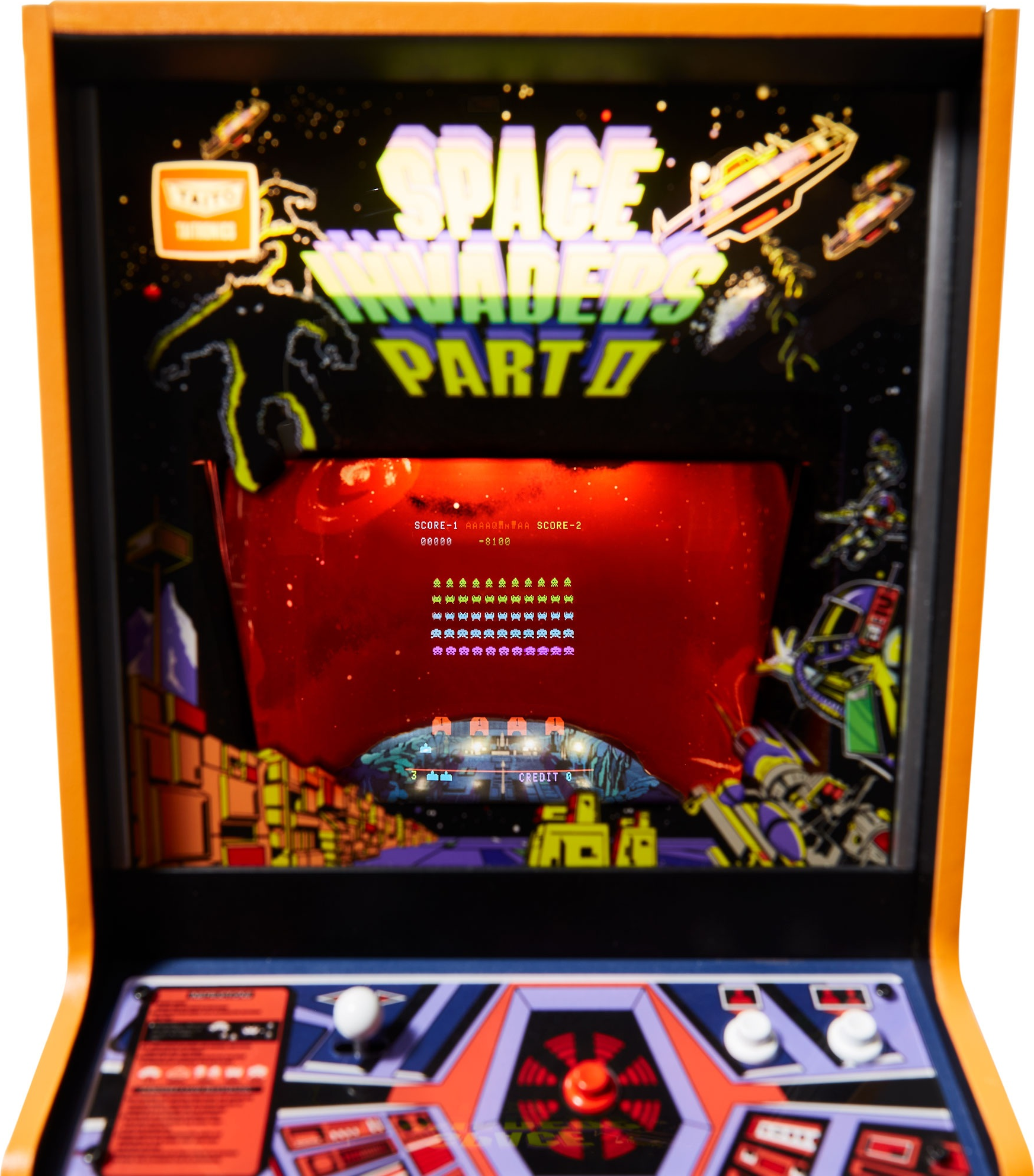 Quarter Scale Arcade Cabinet - Space Invaders : Part II - Console de jeu - Multicolore