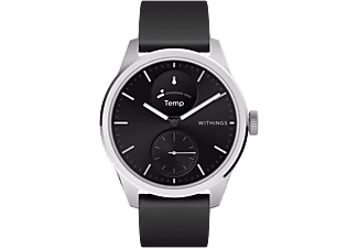 WITHINGS ScanWatch 2 okosóra, 42 mm, rozsdamentes acél tok, fekete (HWA10-model 4-All-Int)