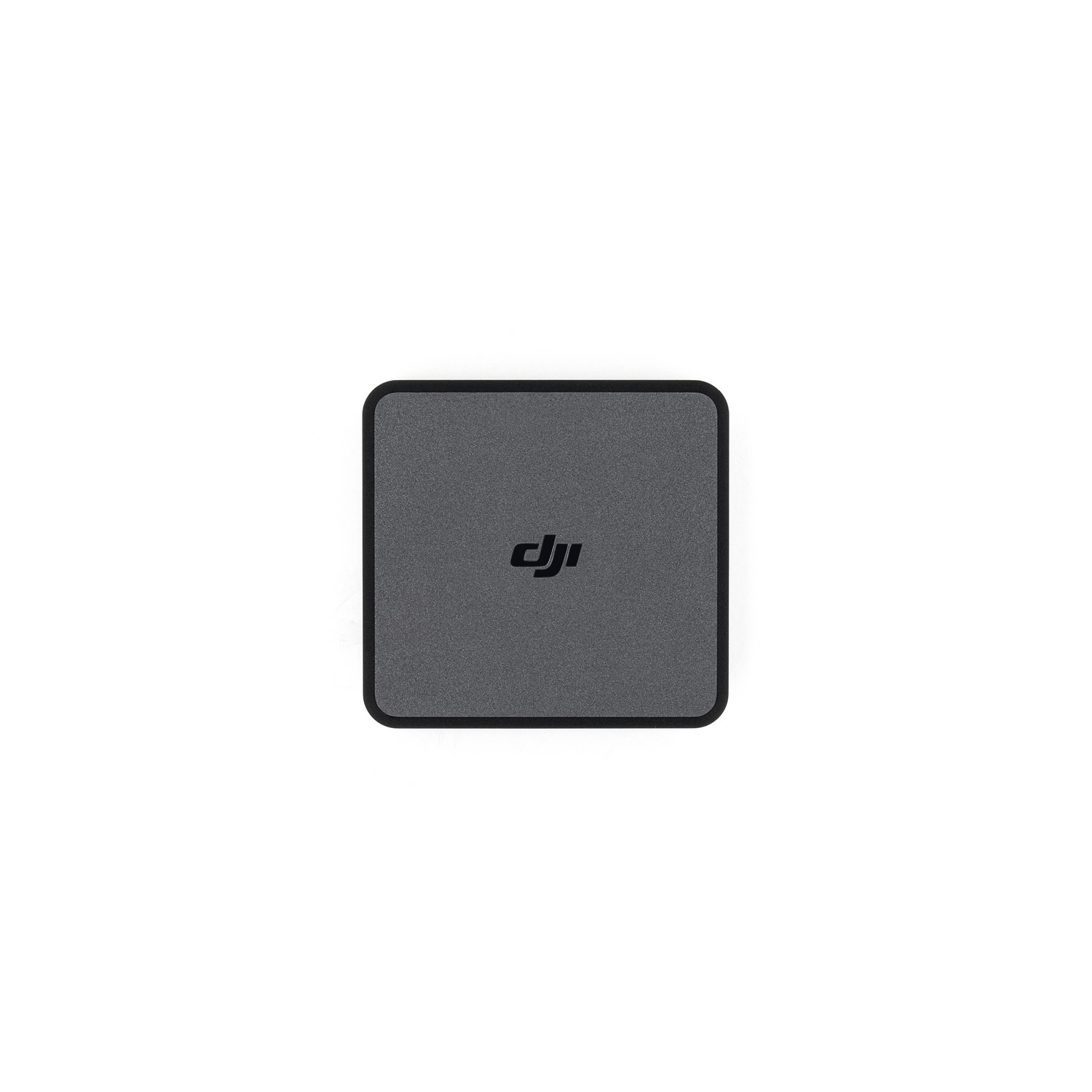 A square, gray DJI drone controller with a black frame, set against a white background.