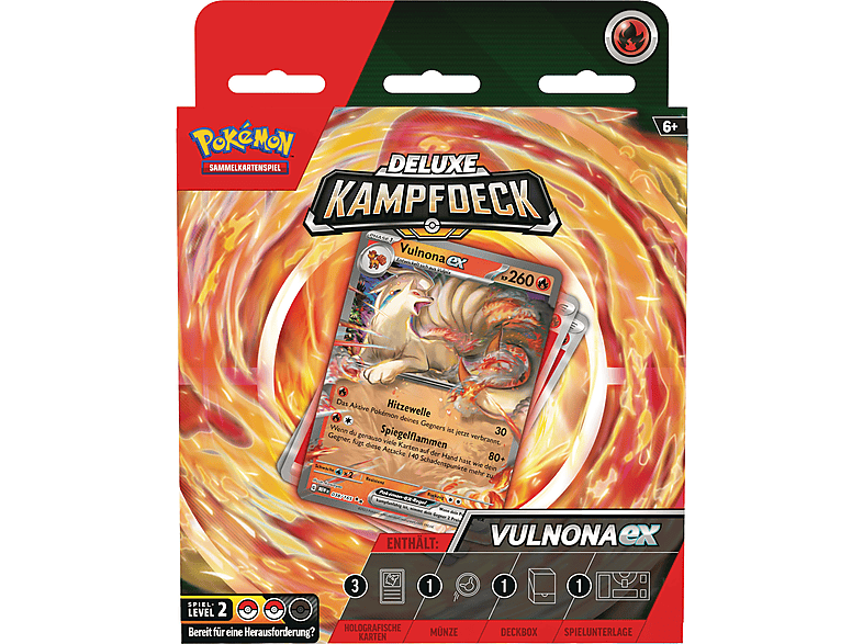 Pokémon Company International Pokémon Deluxe Kampfdeck Vulnona-ex - Deutsch Sammelkarten
