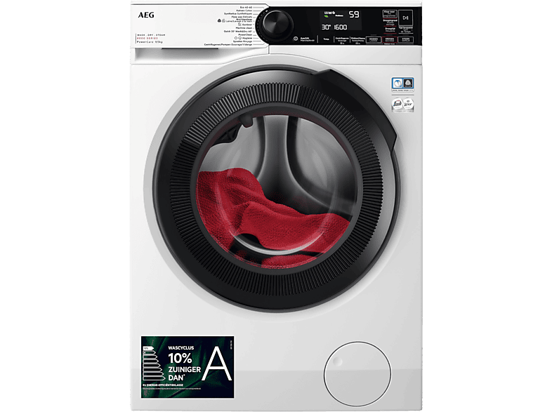 AEG Was-droogcombinatie Powercare Série 8000 A (lwr85r966)