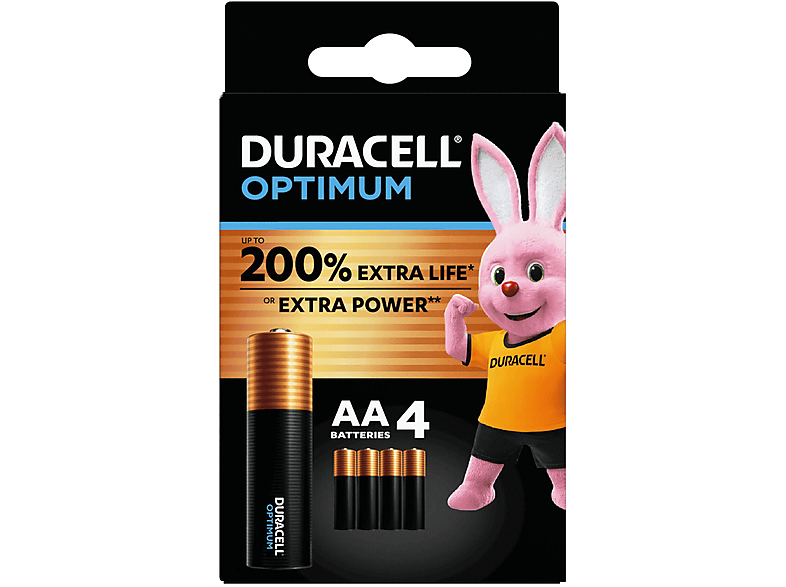 Batterie Stilo AA Duracell Optimum 4 PZ