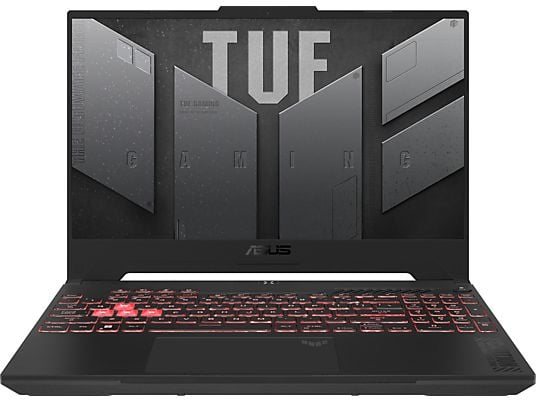 ASUS TUF Gaming A15 FA507NV-LP063W - Notebook videogiochi, 15.6 ", AMD Ryzen™ 7, 1 TB SSD, 16 GB RAM, NVIDIA GeForce RTX™ 4060 (8 GB, GDDR6), Mecha Gray