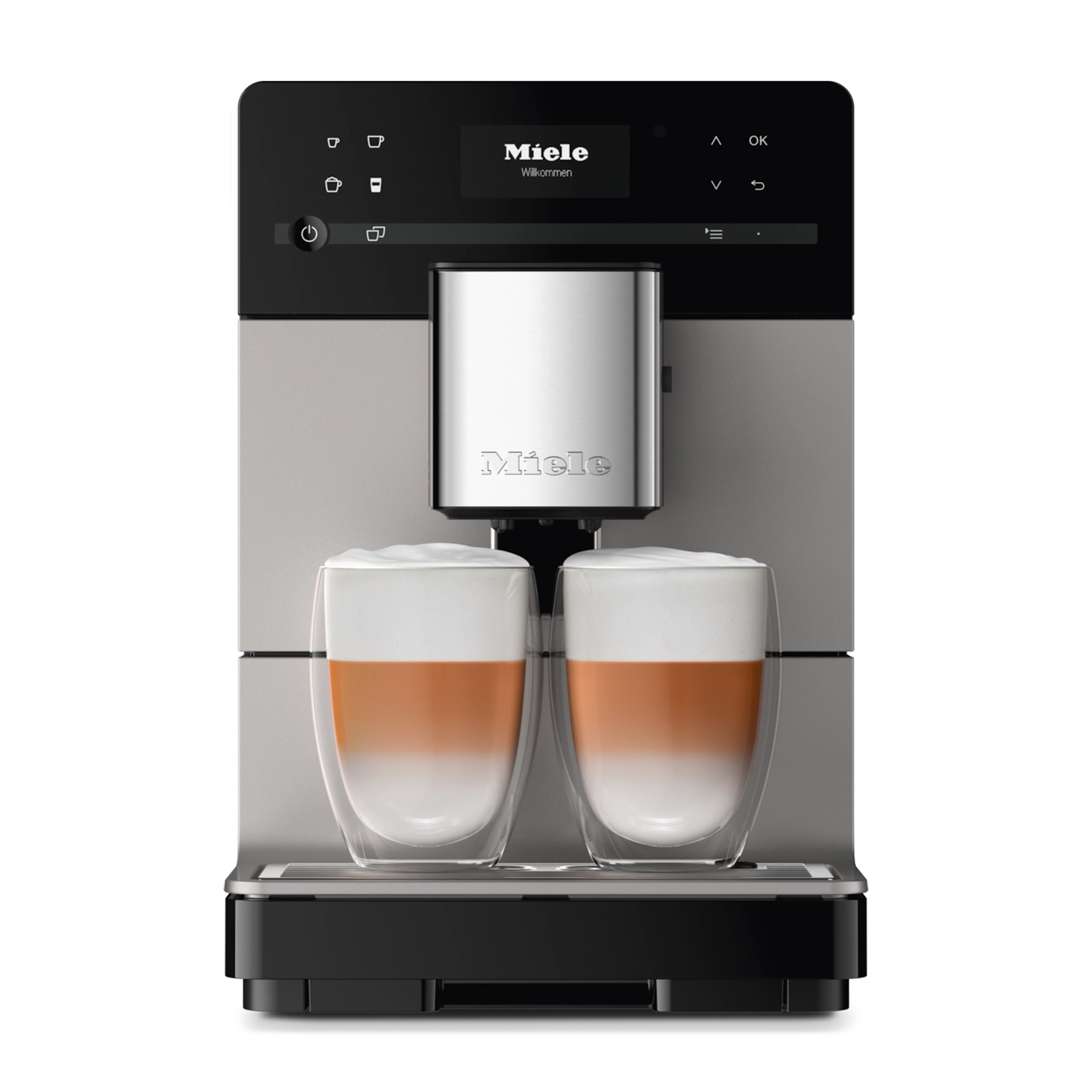 Miele CM 5510 Alsm Macchina Caffé Automatica, Alu - Argento Metallico