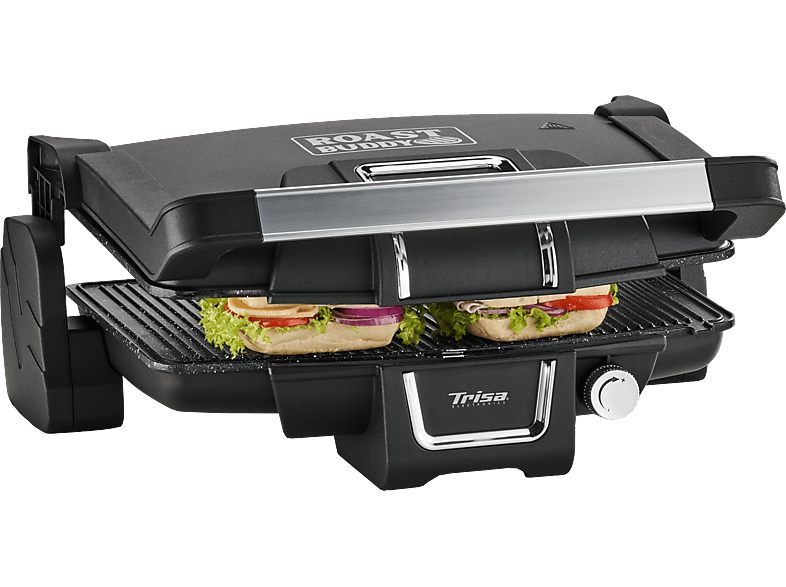 TRISA Roast Buddy - Doppelplatten Grill (Schwarz)
