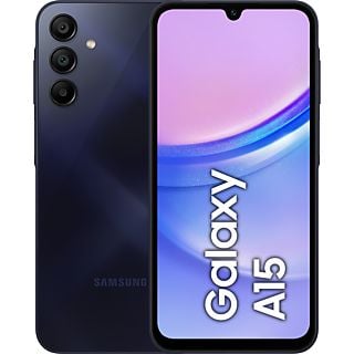 Móvil - Samsung Galaxy A15 LTE, Negro, 128GB, 4GB RAM, 6.5"  FHD+, MediaTek G99 Octa-Core, 5000mAh, Android 14