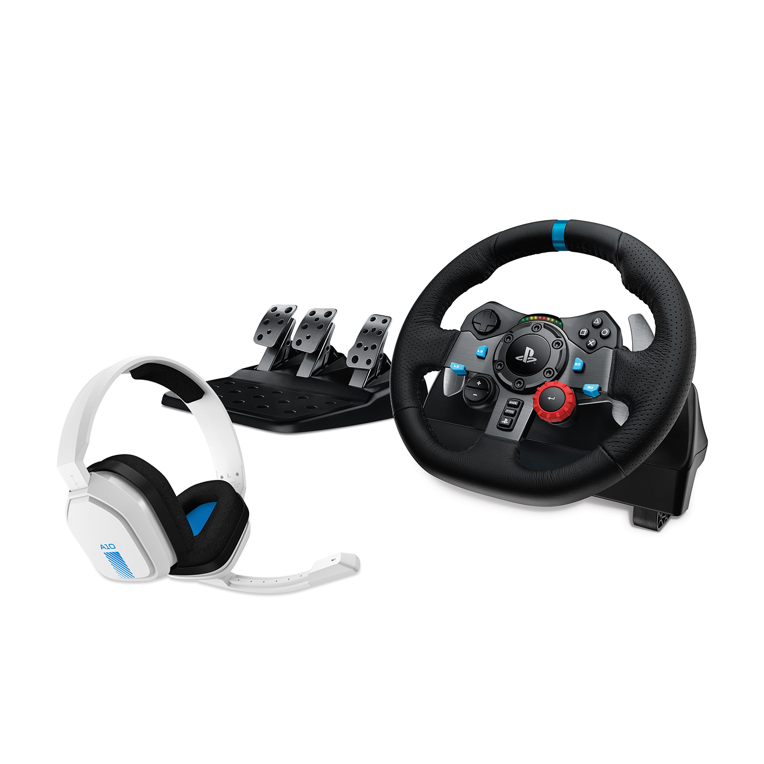 Volante + Cuffia Logitech G29 A10 Bundle