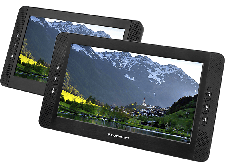 SOUNDMASTER PDB1850SW Tragbarer DVD-Spieler mit zwei 25,9 cm LCD-Bildschirmen; DVD Portable