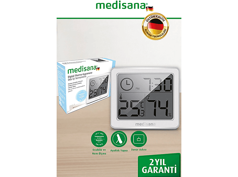 MEDISANA 60081 Nem Ölçer Beyaz_7