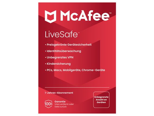 McAfee LiveSafe Attach (CiaB) - PC/MAC - Allemand