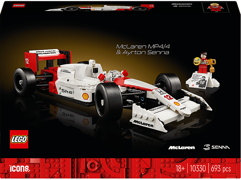 Lego Icons 10330 McLaren MP4/4 & Ayrton Senna Bausatz