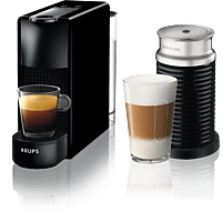 MediaMarkt KRUPS Nespresso XN1118 Essenza Mini Zwart + Aerroccino3 aanbieding