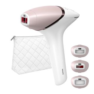 PHILIPS Lumea IPL 9000 BRI955/01 langanhaltend seidig glatte Haut Haarentfernung Weiß