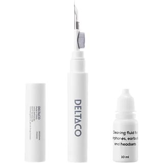 DELTACO CLP-100 - Penna per la pulizia delle cuffie (Bianco)