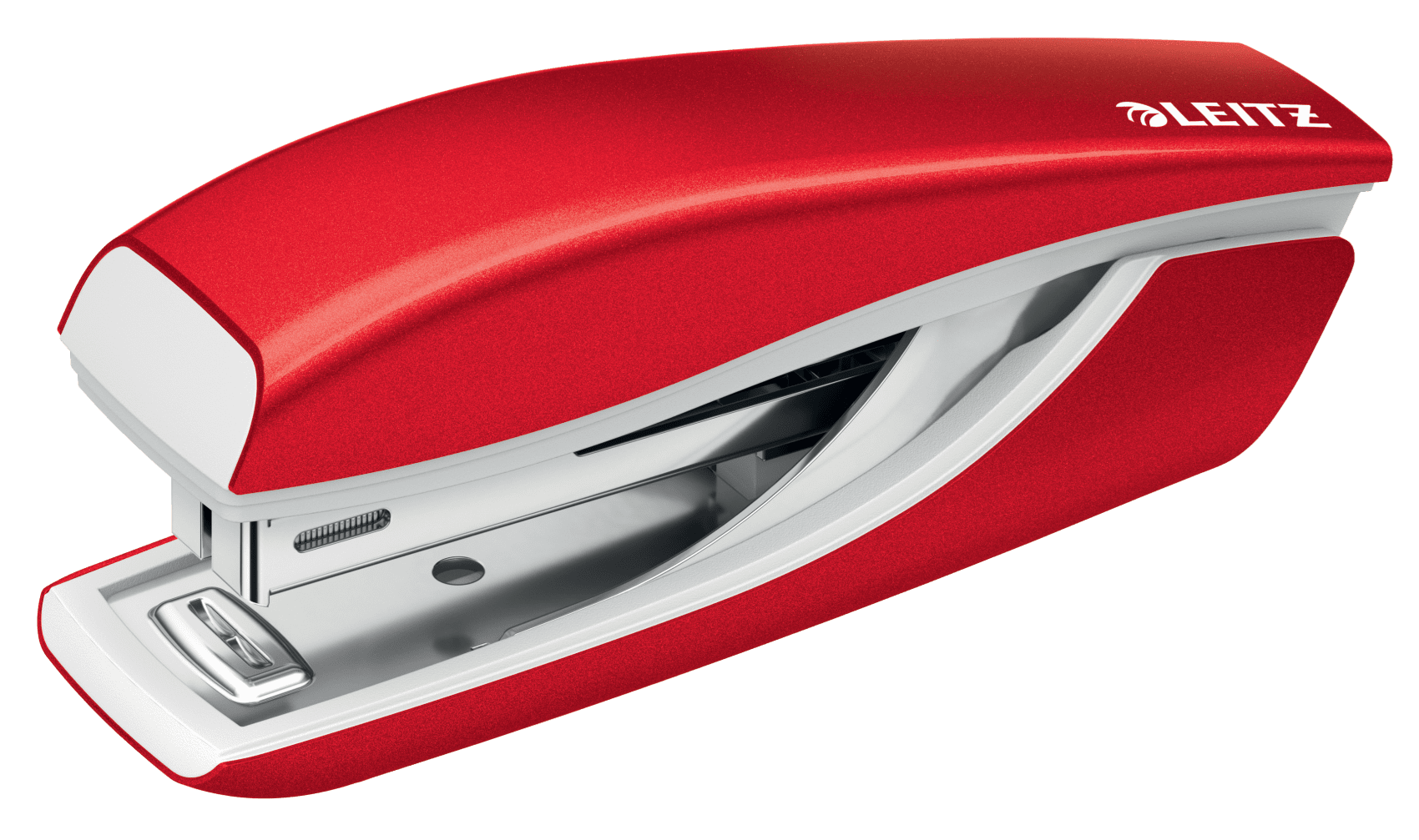 LEITZ NeXXt WOW mini fém tűzőgép, max. 10 lap, piros (55281026)