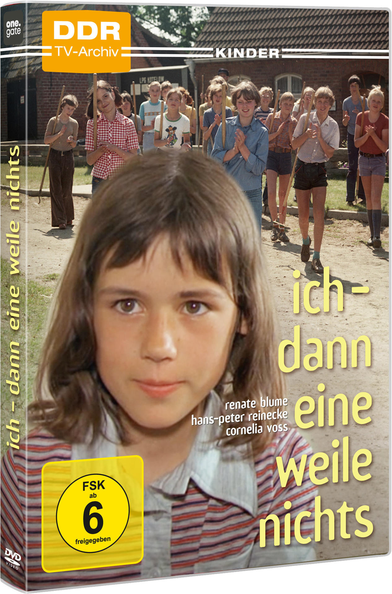 DVD-Cover mit Mädchengesicht und Text: 'Ich-dann eine Weile nichts'.