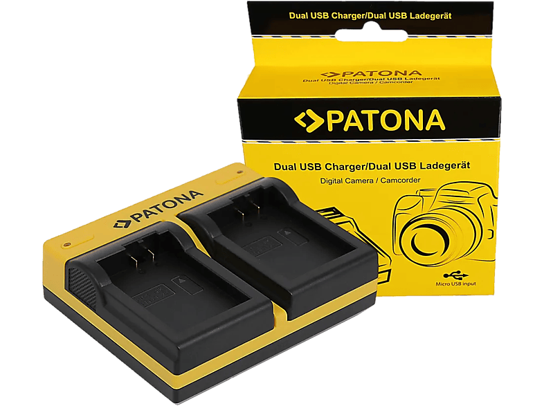 PATONA Dual USB Nikon EN-EL25 - Ladegerät (Schwarz)