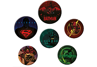 DC Comics - Justice League Logos kitűzők