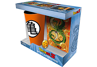 Dragon Ball Z ajándékcsomag (XXL üvegpohár, kitűző, A6 zsebnotesz)