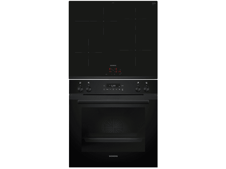 SIEMENS PQ211IAAB iQ300, Einbauherdset (Induktionskochfeld, A, 71 l ...