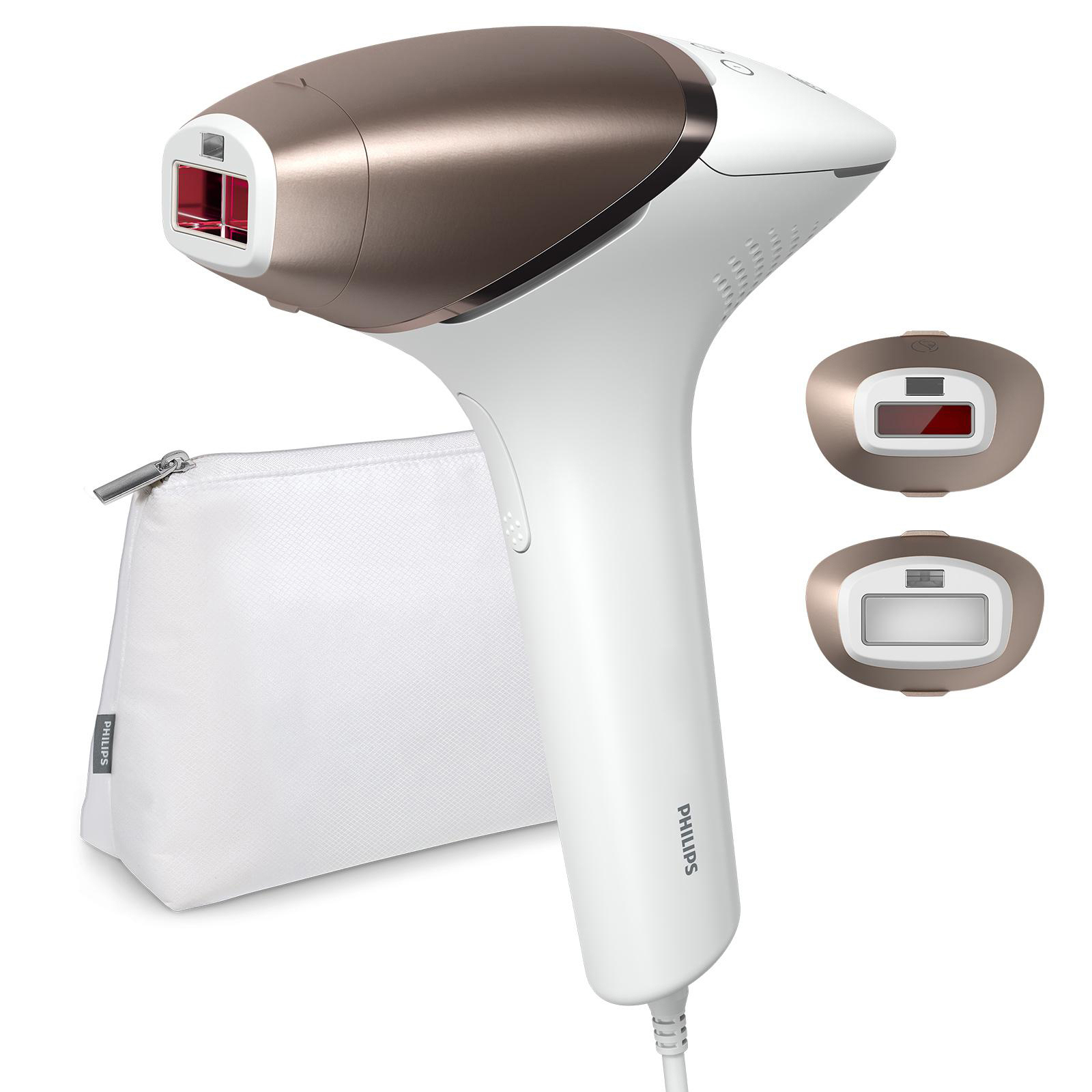 PHILIPS Lumea IPL langanhaltend BRI945/00 Haarentfernung Series 8000 glatte Rosé seidig Haut