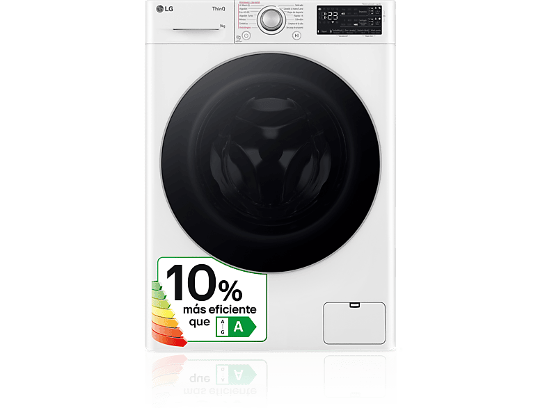 LG F4J6JY0W lavadora Carga frontal 10 kg 1400 RPM Blanco