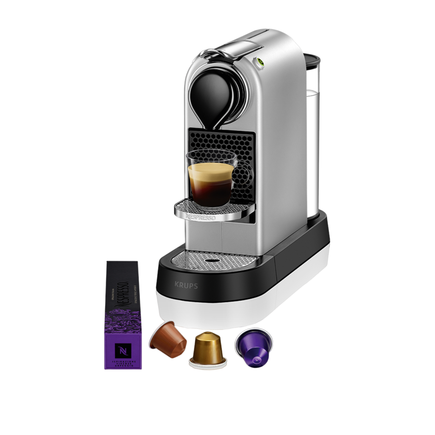 KRUPS Nespresso CitiZ XN741B Zilver