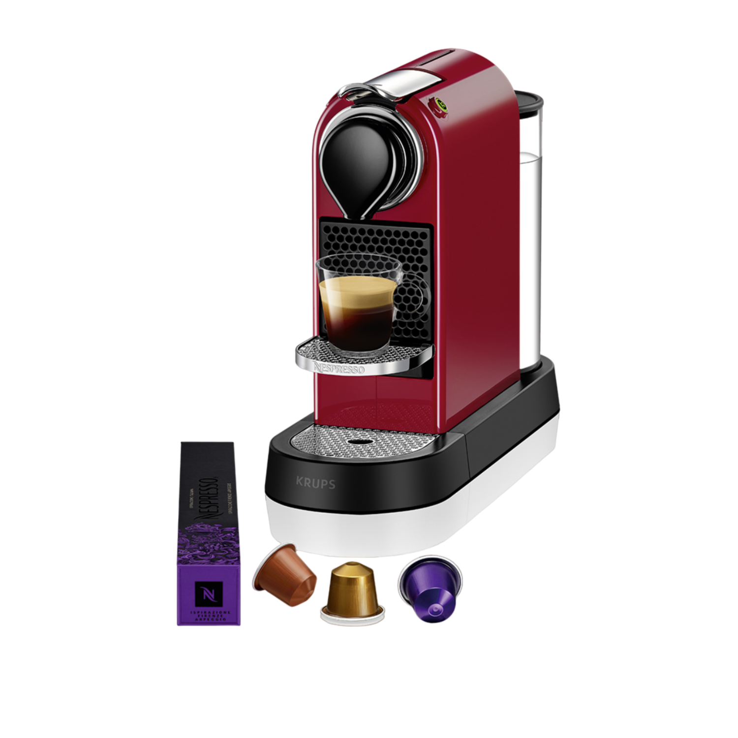 Krups Nespresso Citiz XN7415 Kersenrood