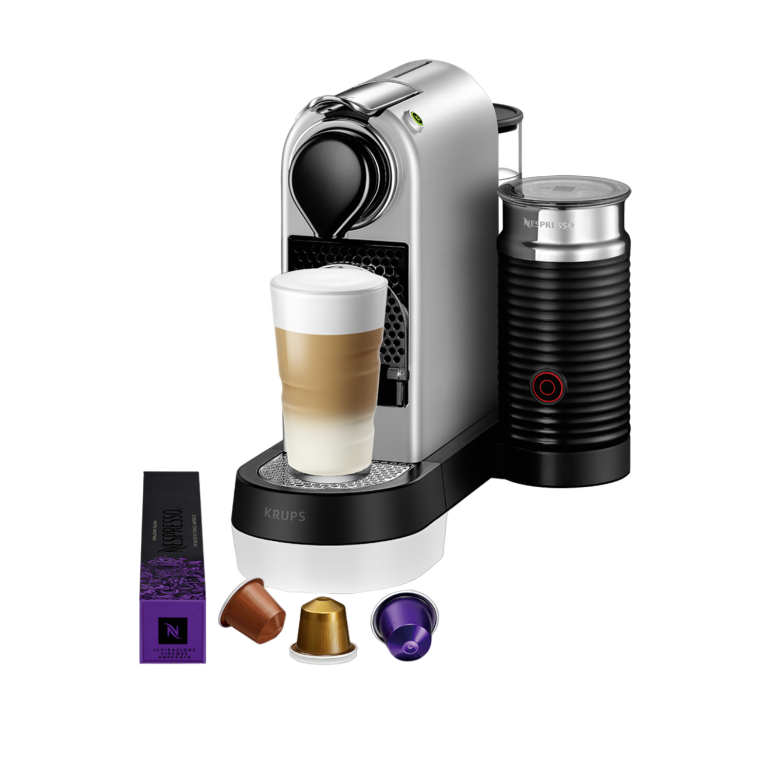 Krups Nespresso Citiz & Milk XN761B Zilver