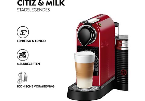 KRUPS Nespresso CitiZ & Milk XN7615 - Rood