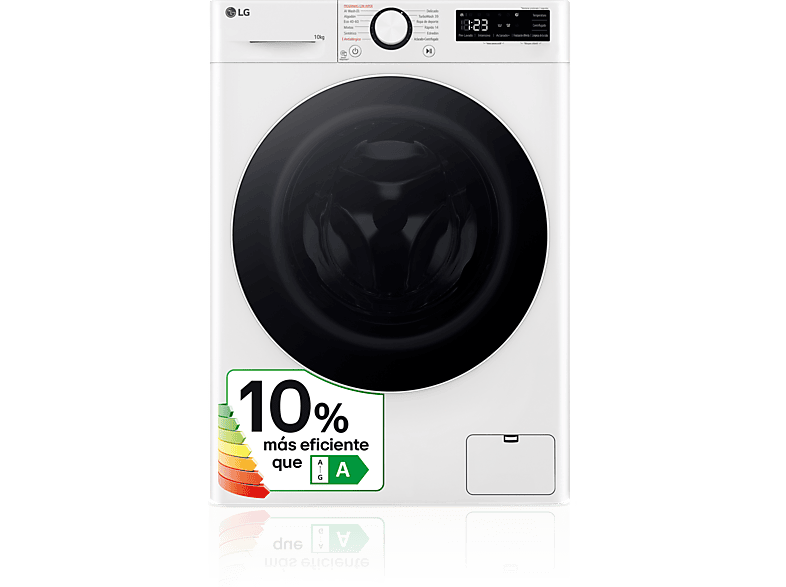 Lavadora LG 10 kg / 1.400 rpm, Autodosificación, Inteligencia