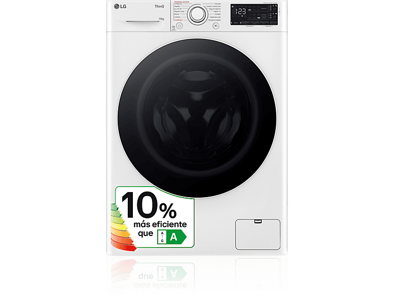 LAVADORA CARGA FRONTAL LG WD-10810 MDS 8Kg 1000R A+A DD