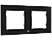 SHELLY Wall Frame 2-es keret, fekete (WALLFRAME2-BK)