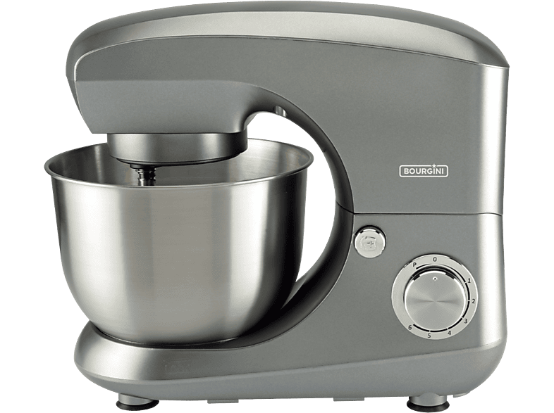 BOURGINI Trendy Kitchen Chef Keukenmachine Grijs 1400 W | MediaMarkt