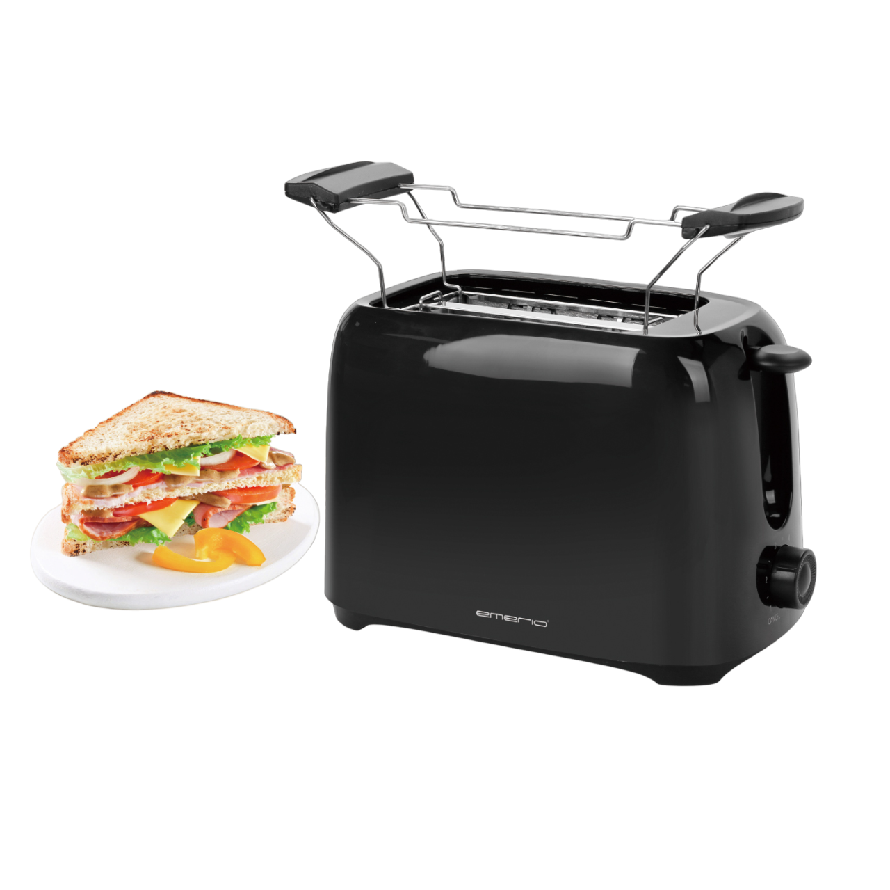 EMERIO Toaster (Schwarz, 700 Watt, Schlitze: 2) online