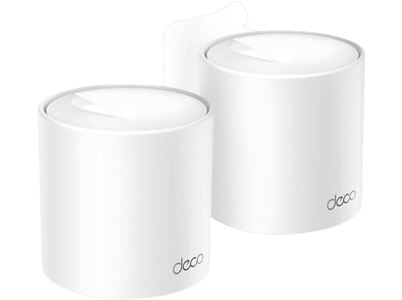 TP-LINK Deco X10(2-pack), AX1500 Mbps,Gigabit Portlar, 360 m²'ye Kadar Kapsama, Wi-Fi 6 Mesh Sistemi