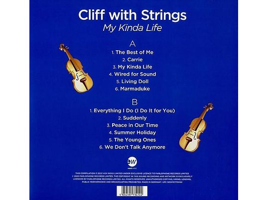 Cliff Richard - Cliff with Strings-My Kinda Life  - (Vinyl)