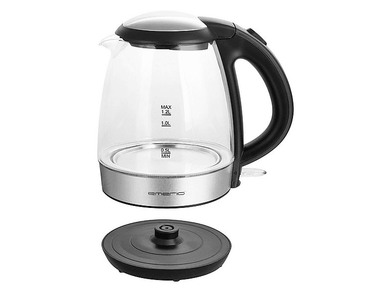 Emerio WK-125145 Wasserkocher (Edelstahl, 1.2 l, 2200 Watt) — Foto 2 von 3