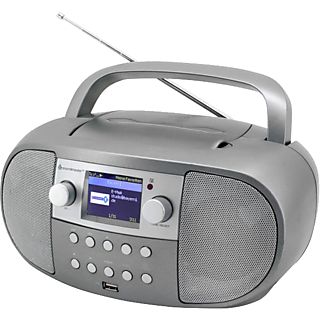 SOUNDMASTER SCD7600TI - Internetradio  (DAB+, FM, Internet radio, Silber)
