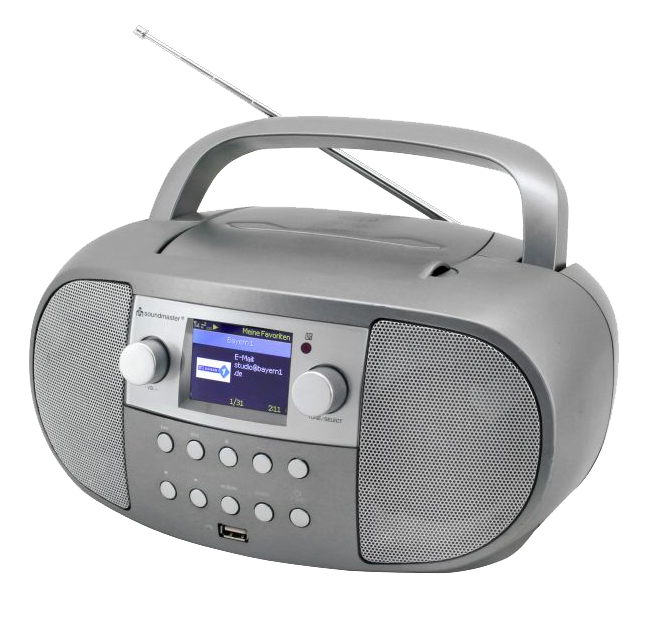 SOUNDMASTER SCD7600TI - Webradio  (DAB+, FM, Internet radio, Argento)