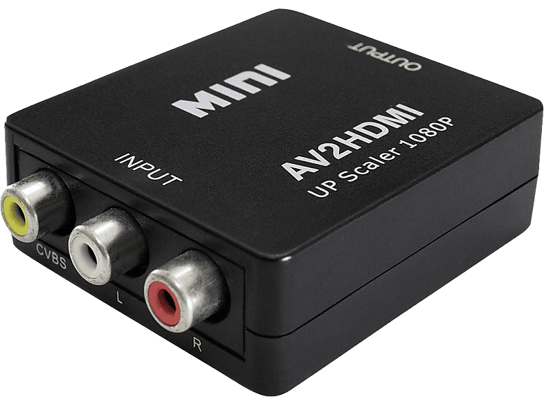 MAXTRACK CS 37L - Convertitore video (Nero)