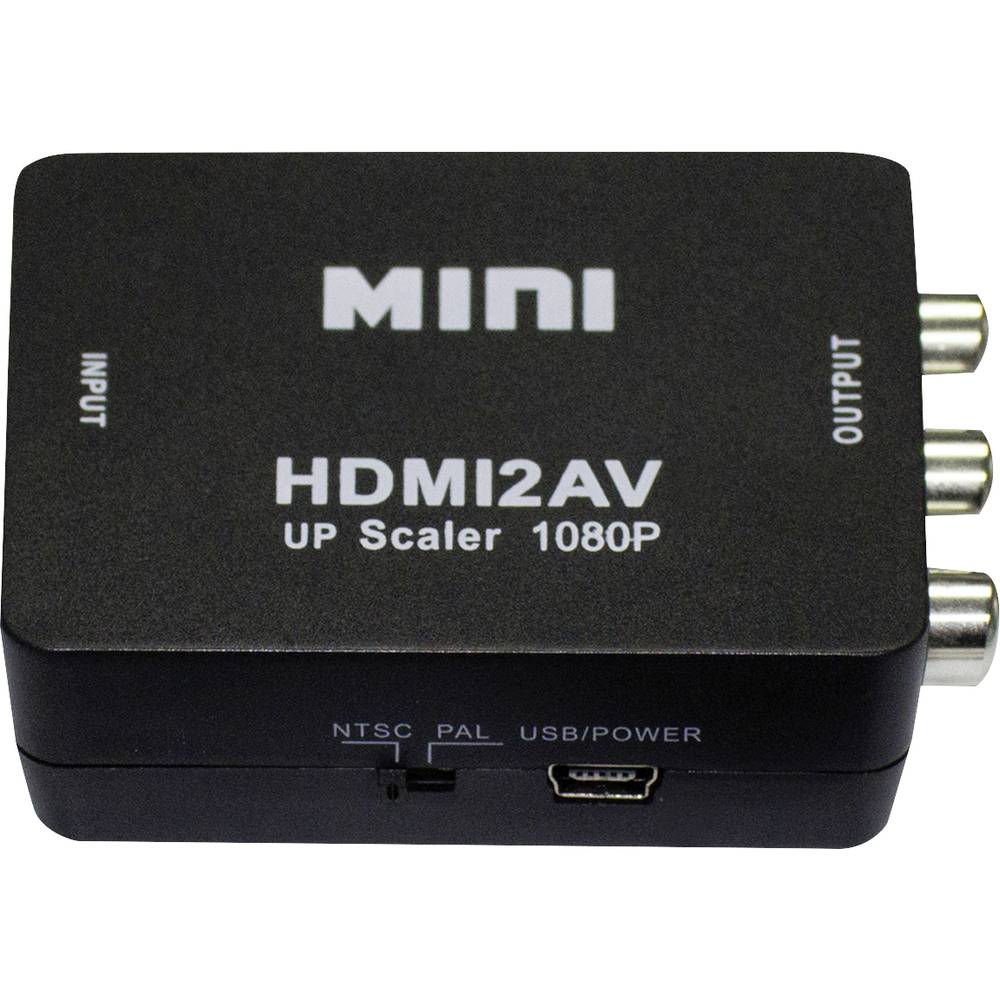 MAXTRACK CS 36L - Konverter HDMI (Schwarz)