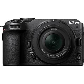 Kit cámara EVIL - Nikon Z30 + 16/50 + 16GB + Ebook, 20.9 megapixel, Pantalla 3", Wi-Fi, Negro