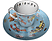 Jóbarátok - Pattern tükrös csésze alátéttel