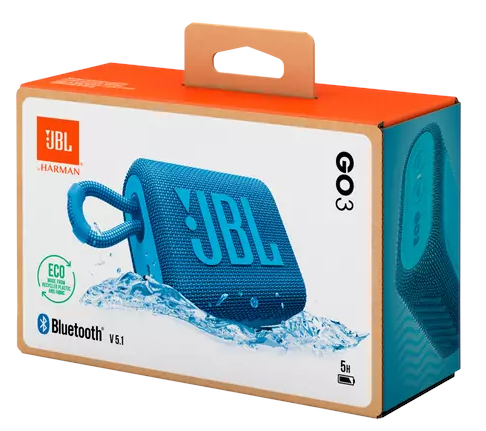 Głośnik Bluetooth JBL GO 3 Eco Niebieski